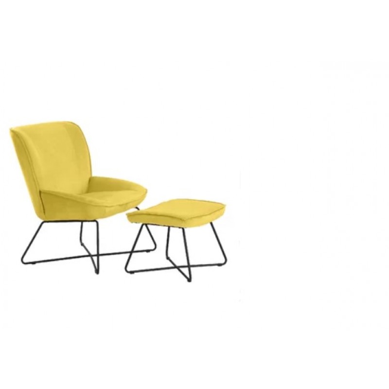 AM Teagan Chair & Stool Ochre